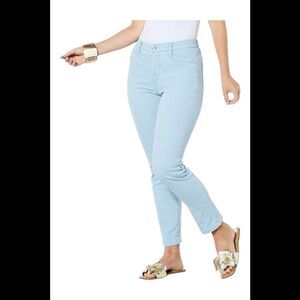 WynneDenim Slub Twill Stretch Slim Straight Jean Faded Blue - Regular